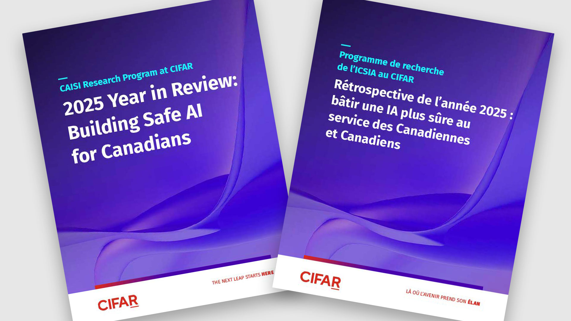 Report covers in English and French